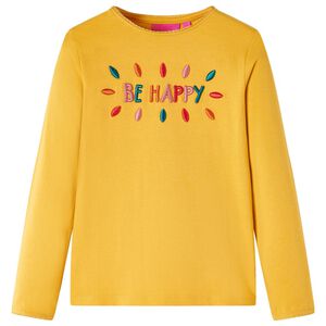 S&ouml;t&eacute;t okker hossz&uacute; ujj&uacute; gyerekp&oacute;l&oacute; 104