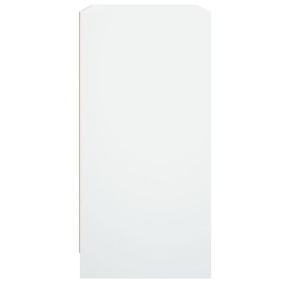 vidaXL fehér kisszekrény üvegajtókkal 68 x 37 x 75,5 cm