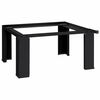 vidaXL Mosógép Talp Fekete 64 x 55 x 32.5 cm Acél
