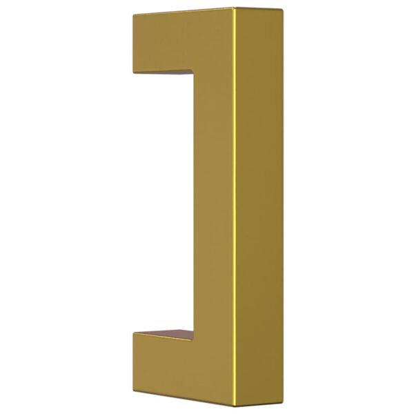 vidaXL 20 db aranyszínű rozsdamentes acél szekrényfogantyú 64 mm