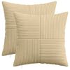 vidaXL P&aacute;rna huzat 2 db ALMELO Sz&uuml;rke z&ouml;ld 35 x 35 cm cord