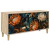 vidaXL TV szekr&eacute;ny LOCHEM 102 x 33 x 50 cm Sonoma Szerelt Fa