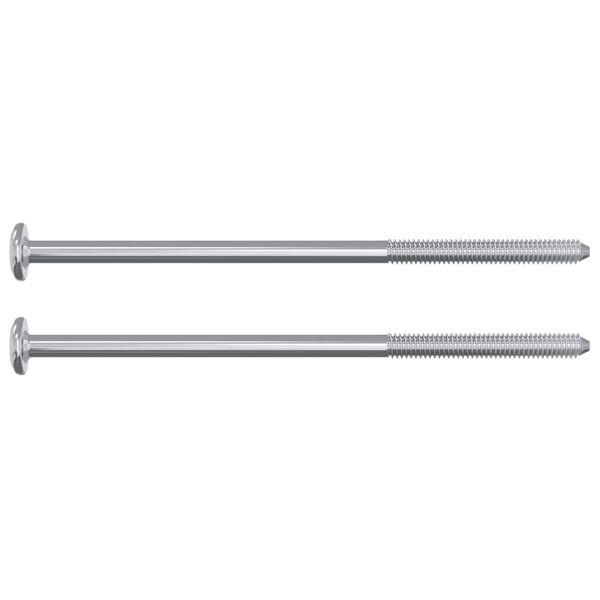 vidaXL Csavar 12 pcs Ez&uuml;st M6 x 120 mm Ac&eacute;l