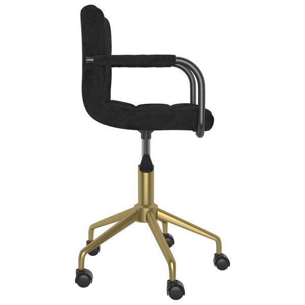 vidaXL 2 db fekete b&aacute;rsony forg&oacute; &eacute;tkezősz&eacute;k