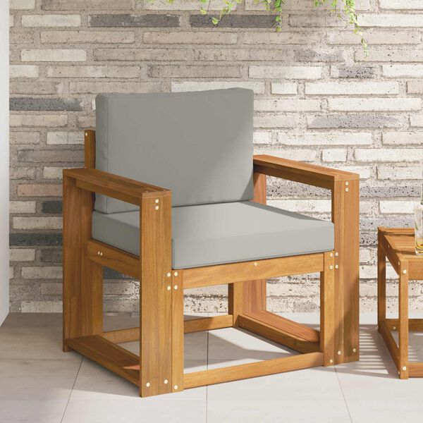 vidaXL K&uuml;lt&eacute;ri kanap&eacute; T&ouml;m&ouml;r ak&aacute;cfa &eacute;s poli&eacute;szter