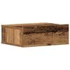 vidaXL antik fa szerelt fa lebegő &eacute;jjeliszekr&eacute;ny 40x32x15 cm