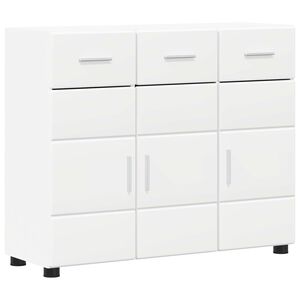 vidaXL Sz&eacute;f FLORIN 88,5 x 30,5 x 73 cm Feh&eacute;r Szerelt Fa