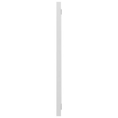 vidaXL magasfényű fehér forgácslap fürdőszobai tükör 90 x 1,5 x 37 cm