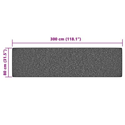 vidaXL többszínű bel-/kültéri csúszásgátló rövidszálú szőnyeg 80x300cm