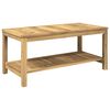 vidaXL Doh&aacute;nyz&oacute;asztal Feh&eacute;rre festett 100,5 x 49 x 45 cm T&ouml;m&ouml;r Ak&aacute;cfa