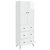 vidaXL Szekr&eacute;ny szett 2 db 66 x 34,5 x 90 cm Szerelt Fa