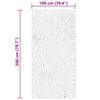 vidaXL HUARTE p&uacute;dersz&iacute;nű r&ouml;vid sz&aacute;l&uacute; puha &eacute;s moshat&oacute; szőnyeg 100x200cm