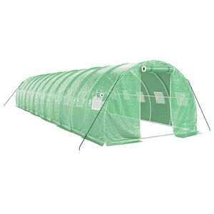 vidaXL z&ouml;ld ac&eacute;lv&aacute;zas melegh&aacute;z 36 m&sup2; 12 x 3 x 2 m