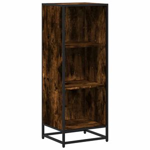 vidaXL f&uuml;st&ouml;s t&ouml;lgy sz&iacute;nű szerelt fa k&ouml;nyvszekr&eacute;ny 40x35x107,5 cm