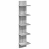 vidaXL Falpolc Sz&uuml;rke Sonoma 22 x 15 x 100 cm Szerelt Fa