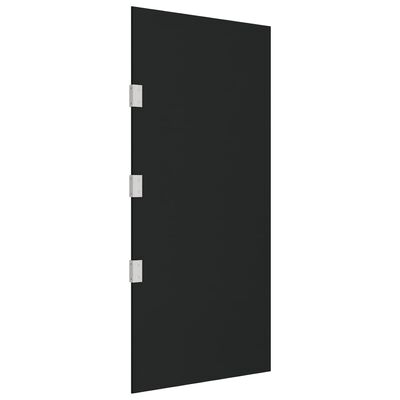 vidaXL fekete edzett üveg oldalpanel ajtóelőtetőhöz 50 x 100 cm