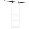vidaXL Cs&uacute;sz&oacute; ajt&oacute; ORKDAL Feh&eacute;r &eacute;s fekete 83 x 211 cm