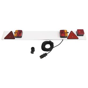vidaXL piros ut&aacute;nfut&oacute;l&aacute;mpa klasszikus izz&oacute;val 115 x 7 x 14 cm 12 V