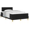 vidaXL Boxrug&oacute;s &aacute;gy p&aacute;rn&aacute;val fejt&aacute;ml&aacute;val Fekete 120 x 190 cm sz&ouml;vet