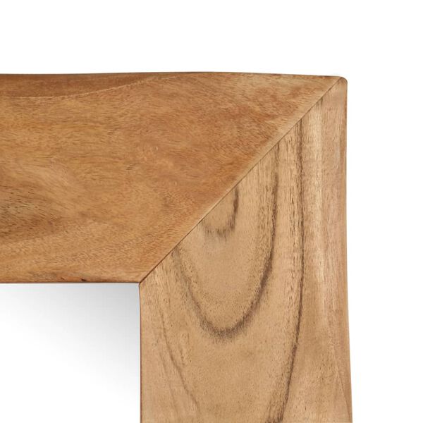 vidaXL tömör akácfa keretű sminktükör 50 x 110 cm