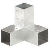 vidaXL Y-alak&uacute; horganyzott f&eacute;m oszloptart&oacute; 71 x 71 mm