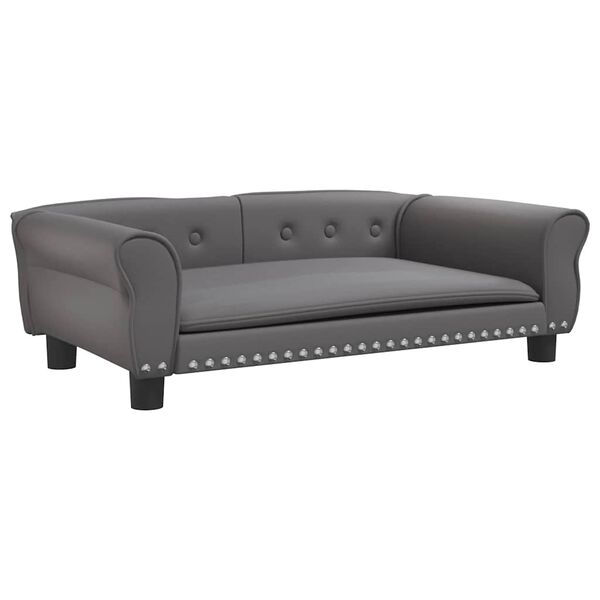 vidaXL sz&uuml;rke műbőr kutya&aacute;gy 95x55x30 cm