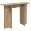 vidaXL Konzolasztal K&eacute;zműves T&ouml;lgy 100 x 30 x 75 cm Szerelt Fa