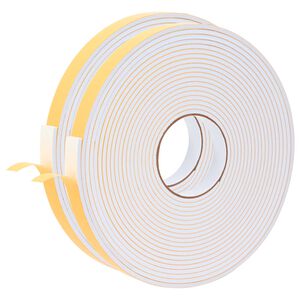 vidaXL &Ouml;ntapad&oacute; habszalag 2 db Feh&eacute;r 20mm x 10m CR Hab
