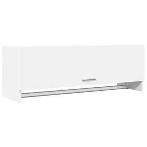 vidaXL feh&eacute;r szerelt fa ruh&aacute;sszekr&eacute;ny 100 x 32,5 x 35 cm