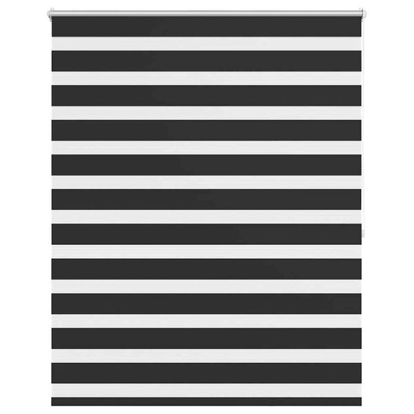 vidaXL fekete zebra rol&oacute; 120,9 x 175 cm sz&ouml;vetsz&eacute;less&eacute;g 116,7 cm