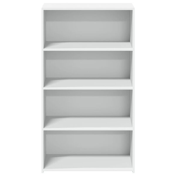 vidaXL feh&eacute;r szerelt fa magasszekr&eacute;ny 70 x 41 x 124 cm