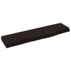 vidaXL s&ouml;t&eacute;tbarna kezelt t&ouml;m&ouml;r t&ouml;lgyfa fali polc 40x10x2 cm