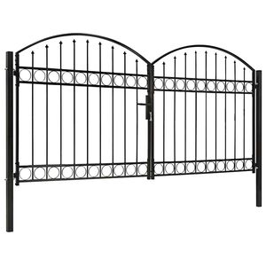 vidaXL ASSEN k&eacute;tsz&aacute;rny&uacute; ac&eacute;l ker&iacute;t&eacute;skapu &iacute;ves tetejű 300 x 125 cm
