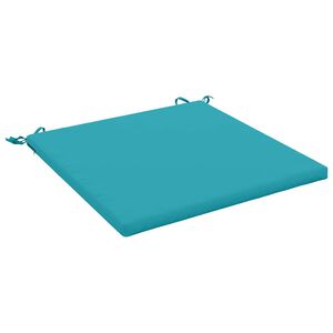 vidaXL &Uuml;lőp&aacute;rn&aacute;k SOEST 100% poli&eacute;szter T&uuml;rkiz 60 x 60 x 3 cm