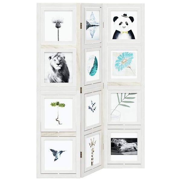 vidaXL 3 paneles feh&eacute;r t&ouml;m&ouml;r cs&aacute;sz&aacute;rfa t&eacute;relv&aacute;laszt&oacute;