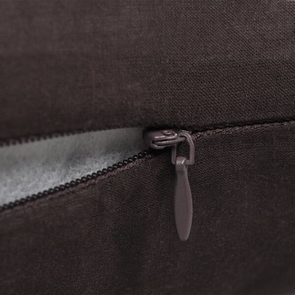 4 db barna pamut p&aacute;rnahuzat 40 x 40 cm