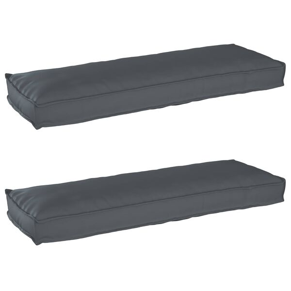 vidaXL Raklap p&aacute;rna k&eacute;szlet 2 pcs Antracit 120 x 40 x 8 cm