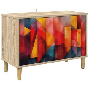 vidaXL TV szekr&eacute;ny HEESCH 69 x 33 x 50 cm Sonoma Szerelt Fa