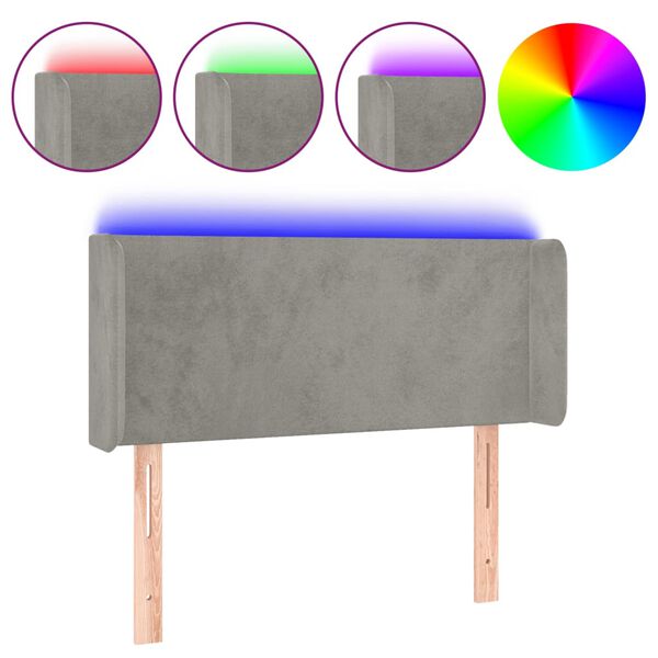 vidaXL vil&aacute;gossz&uuml;rke b&aacute;rsony LED-es fejt&aacute;mla 83 x 16 x 78/88 cm