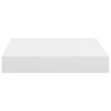 vidaXL 4 db fehér MDF lebegő fali polc 23 x 23,5 x 3,8 cm