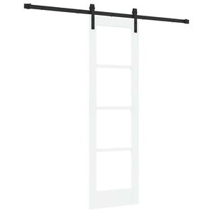 vidaXL Cs&uacute;sz&oacute; ajt&oacute; ORKDAL Feh&eacute;r &eacute;s fekete 61 x 198,5 cm