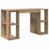 vidaXL Asztal Artisan t&ouml;lgy Szerelt Fa 130 x 50.5 x 75 cm