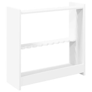 vidaXL Bili&aacute;rd d&aacute;k&oacute; &aacute;llv&aacute;ny Szerelt Fa 60 x 20 x 57 cm Feh&eacute;r