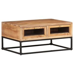 vidaXL t&ouml;m&ouml;r ak&aacute;cfa doh&aacute;nyz&oacute;asztal 90 x 60 x 40 cm