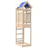 vidaXL J&aacute;t&eacute;k Torny Barna 52.5 x 85 x 239 cm T&ouml;m&ouml;r fenyőfa