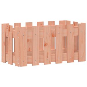 vidaXL t&ouml;m&ouml;r dugl&aacute;szfenyő n&ouml;v&eacute;nytart&oacute; l&eacute;ces kialak&iacute;t&aacute;ssal 60x30x30 cm