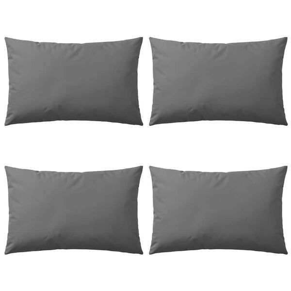 vidaXL 4 db szürke kültéri párna 60 x 40 cm