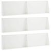 vidaXL T&aacute;mfal 6 db 80 x 12 x 50 cm Ac&eacute;l Feh&eacute;r