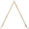 vidaXL Esk&uuml;vői &Iacute;v Vil&aacute;gos Barna 202 x 95 x 254 cm T&ouml;m&ouml;r Fenyőfa