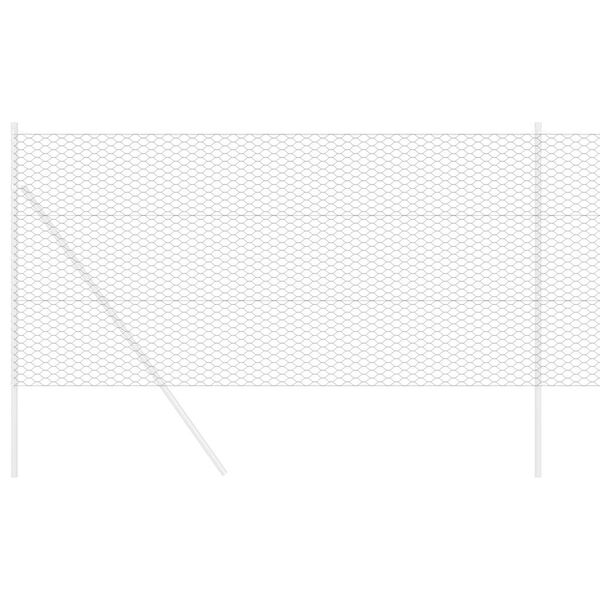 vidaXL Hexagon ker&iacute;t&eacute;s Sz&uuml;rke 1,4 x 100 m PVC